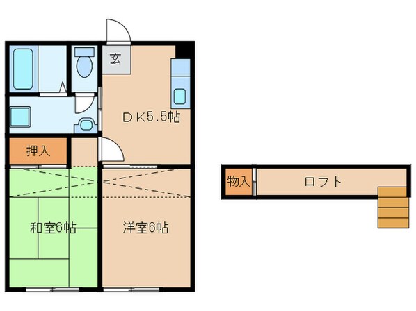 メゾンＭ＆Ｍの物件間取画像